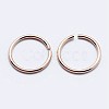 925 Sterling Silver Open Jump Rings STER-F036-02RG-0.7x7mm-2