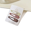 Alloy Snap Hair Clips for Girl PW-WG5795B-05-1