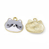 Painted Alloy Pendants PALLOY-P288-02G-03-1