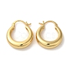 Rack Plating Brass Hoop Earrings for Women EJEW-L224-62G-1