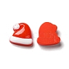 Christmas Opaque Resin Cabochons RESI-K019-27-2