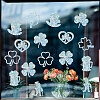 Waterproof PVC Colored Laser Stained Window Film Static Stickers DIY-WH0314-114-6