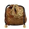 Buddha Theme Square Velvet Drawstring Bags PW-WG34160-09-1