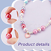   70Pcs 7 Styles UV Plating Opaque Acrylic Beads MACR-PH0001-63-4