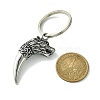 304 Stainless Steel Wolf Tooth Keychain KEYC-JKC00579-2
