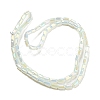 Imitation Jade Glass Beads Strands X-EGLA-P052-03A-02-2