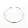 Tarnish Resistant 304 Stainless Steel Earring Hoop X-STAS-R083-01-2