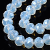 Electroplate Glass Beads Strands EGLA-A034-J8mm-A04-2