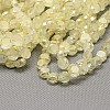 Electroplate Glass Beads Strands EGLA-J032-6mm-F03-2