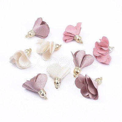 Handmade Cloth Pendant Decorations PALLOY-XCP0014-03-1