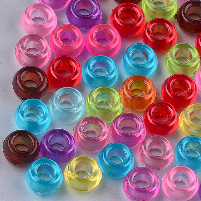 Transparent Acrylic Beads X-TACR-T004-01-1