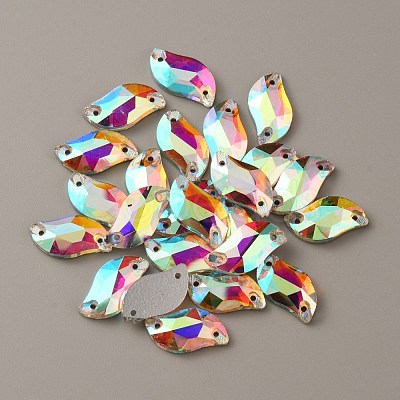 Sew on Rhinestones GLAA-WH0023-24B-1