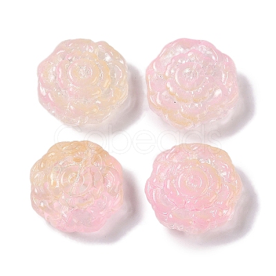 Painted Glass Beads GLAA-S202-14D-1