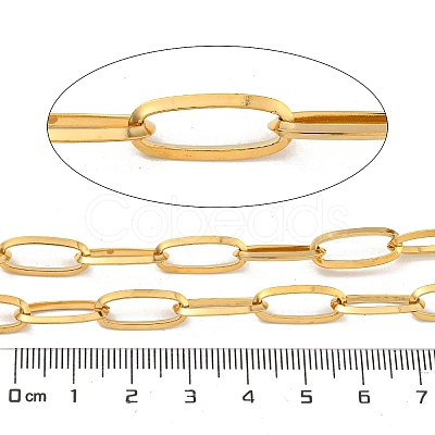 10M Ion Plating(IP) 304 Stainless Steel Cable Chains CHS-G034-06G-1