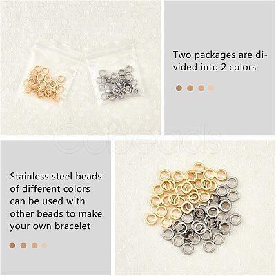 Unicraftale 304 Stainless Steel Beads STAS-UN0005-46-1