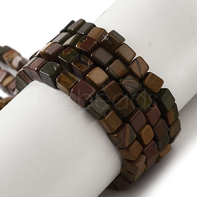 Natural Picasso Jasper Beads Strands G-Q161-C01-01-1