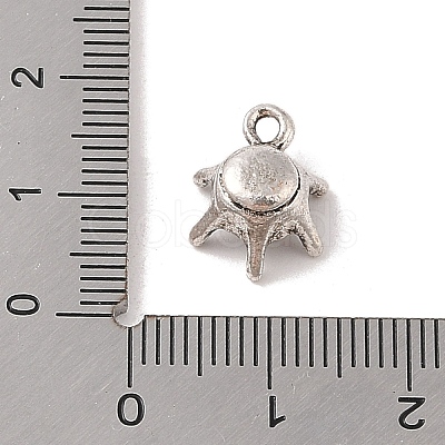 Tibetan Style Alloy Charms TIBE-Q090-28AS-1