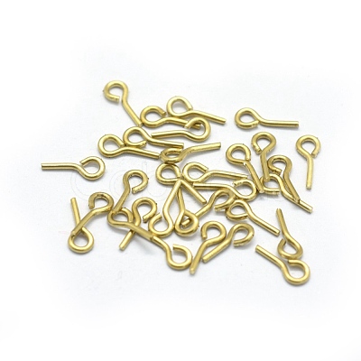 Brass Eye Pin Peg Bails KK-L184-12C-1