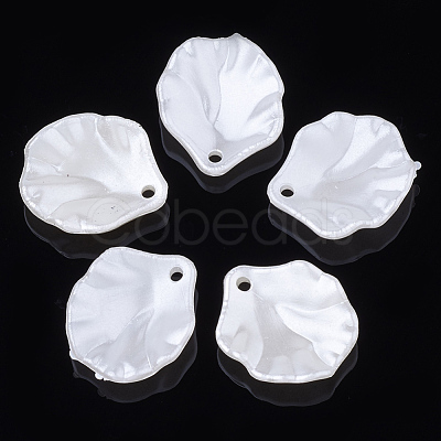 ABS Plastic Imitation Pearl Pendants X-OACR-S020-13-1