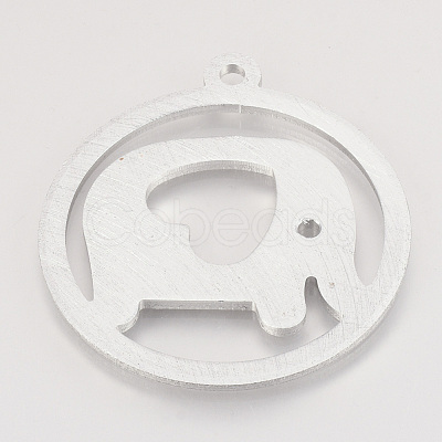 Eco-Friendly Aluminium Big Pendants ALUM-Q001-76B-1