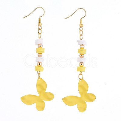 Butterfly Dangle Earrings EJEW-JE04085-1