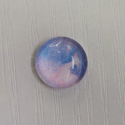 Glass Cabochons GLAA-WH0025-30J-1