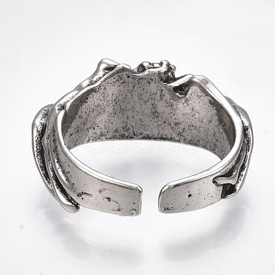 Alloy Cuff Finger Rings RJEW-T006-60-1