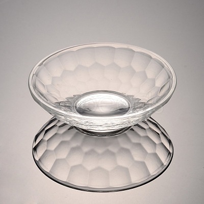 Faceted Bowl Glass Jewelry Displays ODIS-O001-B01-1