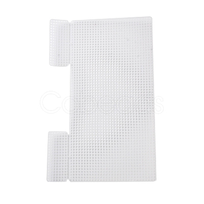 Rectangle Plastic Mesh Canvas Sheets DIY-H169-07B-1