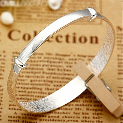 Women's Trendy Brass Smooth Bracelets for Women BJEW-BB59815-A-1