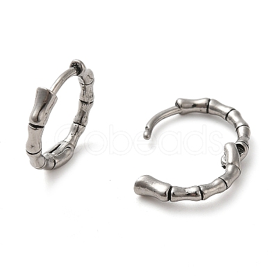 Non-Tarnish 316 Surgical Stainless Steel Hoop Earrings EJEW-Q795-09AS-1