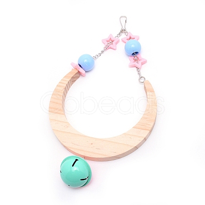 Wooden Swing AJEW-WH0017-61A-1