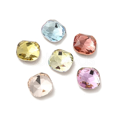 Glass Rhinestone Cabochons RGLA-P037-07B-D-1