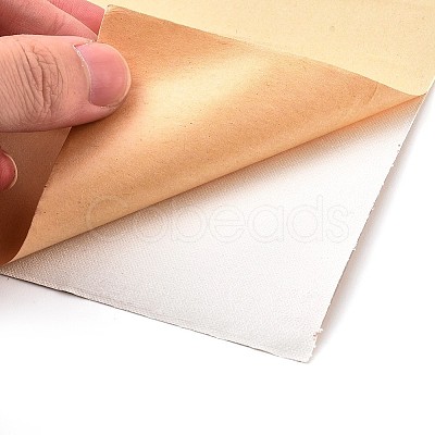 PU Leather Self-adhesive Fabric Sheet DIY-WH0162-22R-1