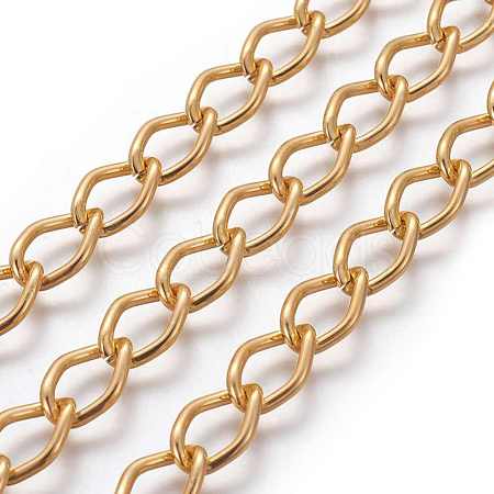 Rhombus Aluminium Twisted Chains Curb Chains X-CHR001Y-29-1