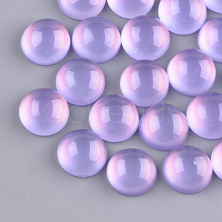 Translucent Resin Cabochons X-RESI-S361-10mm-02-1