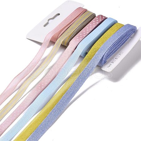 Polyester & Polycotton Ribbons Sets SRIB-P022-01C-08-1