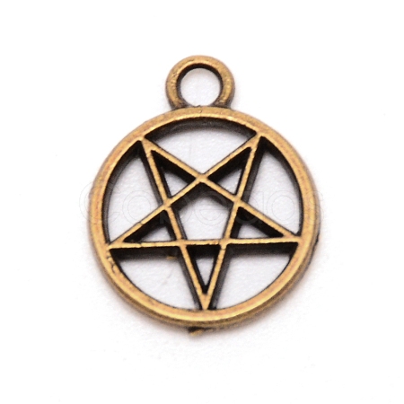 Zinc Alloy Pendants PALLOY-WH0088-60A-AB-1