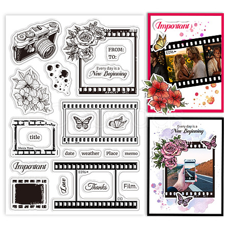 Custom PVC Plastic Clear Stamps DIY-WH0448-0681-1