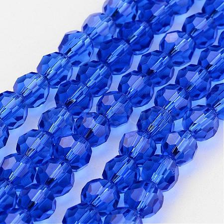 Transparent Glass Bead Strands GLAA-G013-10mm-26-1