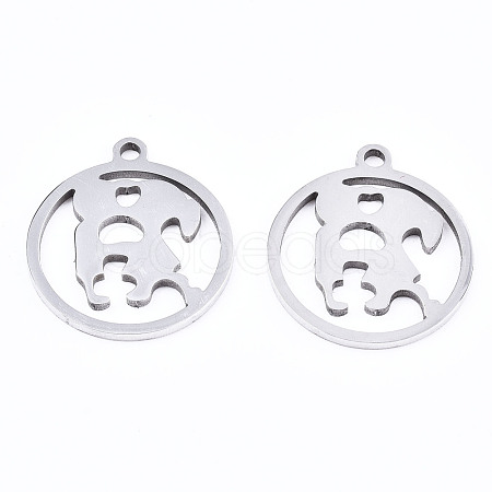 Non-Tarnish Valentine's Day 201 Stainless Steel Pendants STAS-T044-187P-1