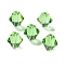 K9 Glass, Imitation Austrian Crystal Beads, Faceted, Bicone, Light Green, 6x6x6mm, Hole: 0.9mm