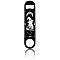 430 Stainless Steel Bottle Openers, Laser Cut, Rectangle, Cat Shape, 178x40x2mm