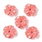 Synthetic Shell Dyed Beads, Flower, Light Coral, 14x4mm, Hole: 1.8mm