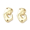 Rack Plating Eco-Friendly Brass Connector Charms, Long-Lasting Plated, Lead Free & Cadmium Free, Women, Real 18K Gold Plated, 16x10x1.5mm, Hole: 1mm