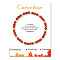 Natural Carnelian Bead Stretch Bracelets for Women, 