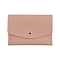 PU Leather Jewelry Bags, Foldable Jewelry Travel Clutch for Necklaces Stud Earrings Bracelets, Rectangle, Pink, 30x15cm