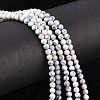 Synthetic Howlite Beads Strands X-G-E110-4mm-5-4