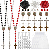 PandaHall Elite Wood Rosary Beaded Style Necklaces Bracelet Making Finding Kit DIY-PH0021-65-1