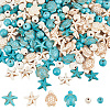 SUNNYCLUE 6 Strands 6 Styles Synthetic Howlite & Turquoise & Magnesite Beads Strands G-SC0002-45-1